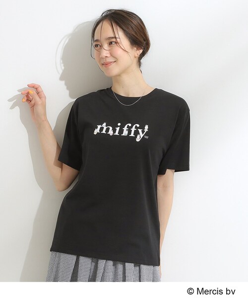 Miffy（ミッフィー） tシャツ 半袖 「miffy」グラフィックTシャツ