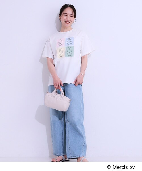 Miffy（ミッフィー） tシャツ 「miffy」グラフィックTシャツ