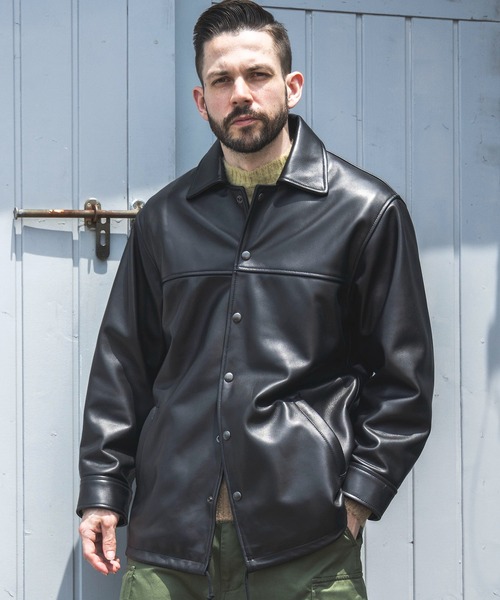 MR.OLIVE（ミスターオリーブ） レザージャケット LARGE ブラック