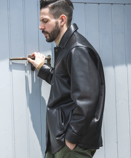 MR.OLIVE ミスターオリーブ レザージャケット Mサイズ MR.OLIVE（ミスターオリーブ） レザージャケット LARGE ブラック