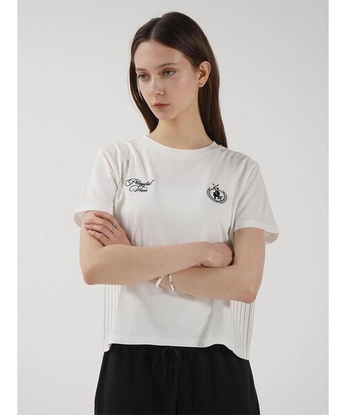tシャツ LOGO CROPPED T-SHIRT レディース