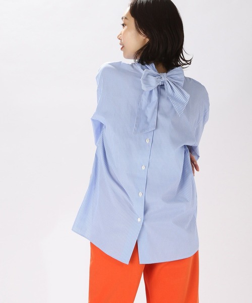 「niko and...」 長(zhǎng)袖チュニック LARGE ブルー レディース