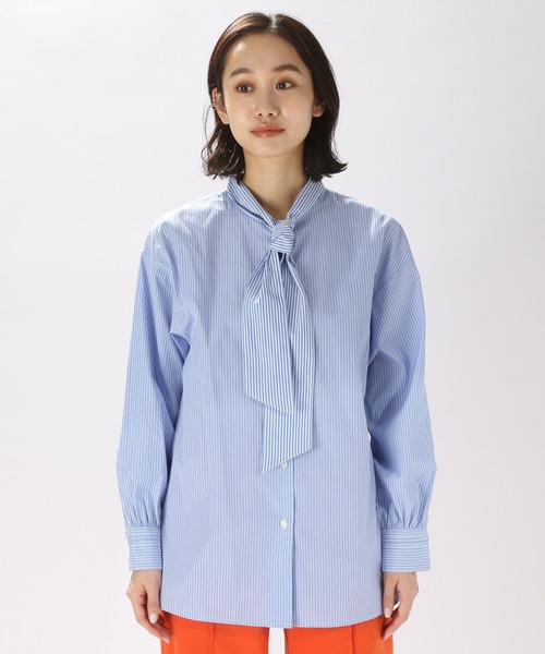 「niko and...」 長(zhǎng)袖チュニック LARGE ブルー レディース