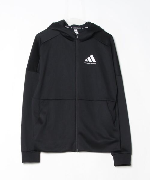  ブラック ジャージ Mサイズ adidas（アディダス） ジャージブルゾン M ブラック×ホワイト メンズ