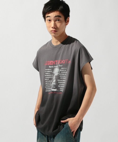 niko and…（ニコアンド） tシャツ グラデノースリーブTシャツ メンズ