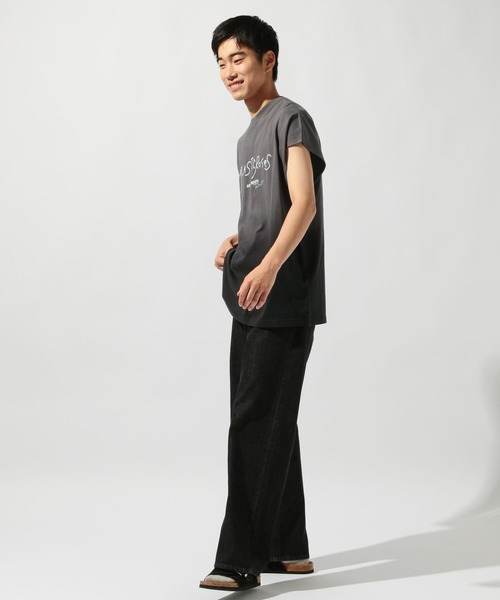 niko and…（ニコアンド） tシャツ グラデノースリーブTシャツ メンズ