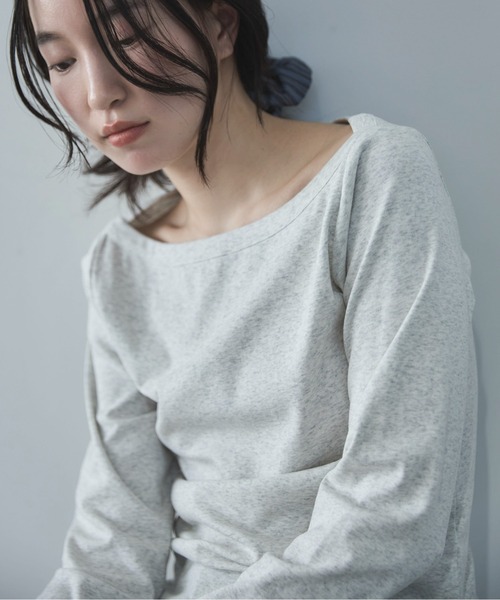 feepur（フェピュール） tシャツ フライスボートネックロンTee