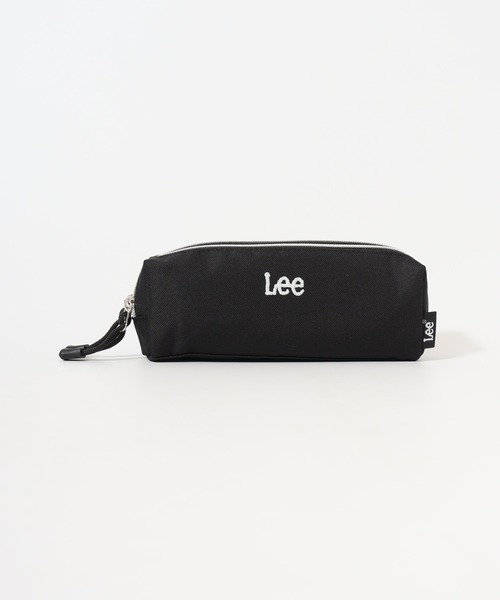 Lee（リー） ポーチ ロゴ ラメ刺繍 Wファスナーペンポーチ メンズ