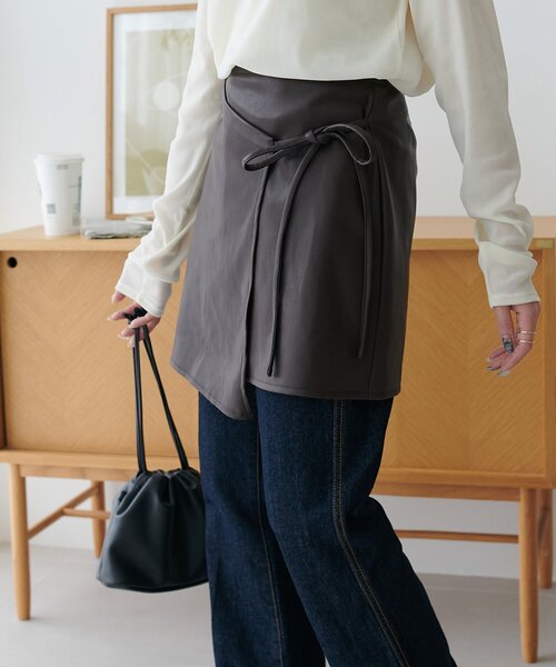 dosa ラップスカート dosaラッフルスカート/ruffule skirt midnightドーサ