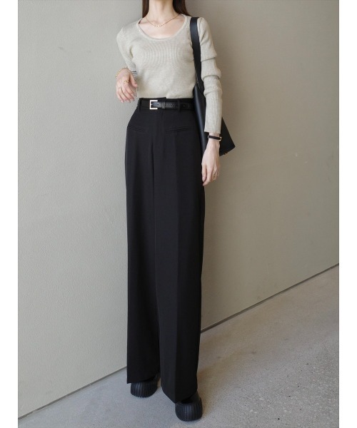 amel（エイメル） スラックス パンツ 「RE ARRIVAL」ベルトセット