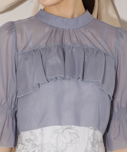 ウィルセレクション　ブラウス WILLSELECTION（ウィルセレクション） ブラウス シャツ フリル切り替え