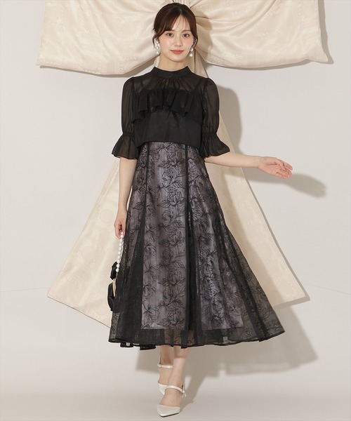 WILLSELECTION（ウィルセレクション） ブラウス シャツ フリル切り替え