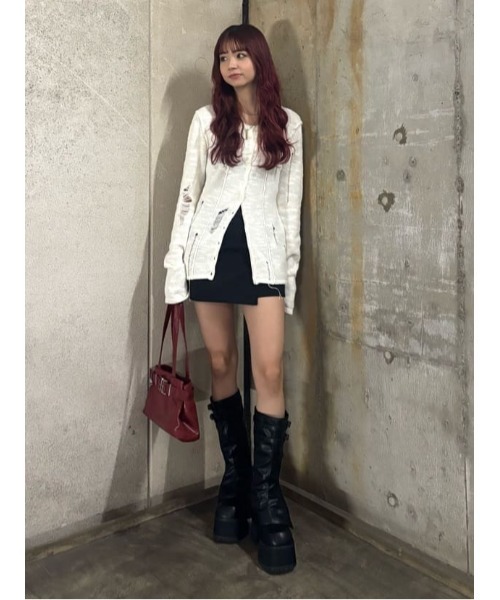 SLY（スライ） スカート GATHER RIBBON WRAP S/SK ギャザー リボン