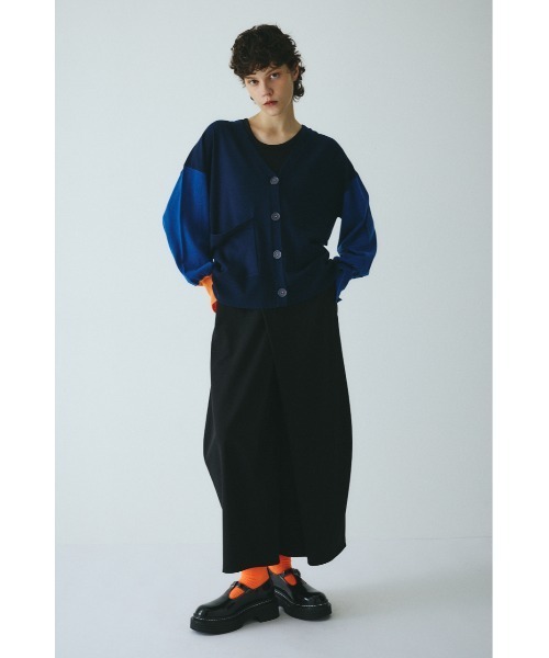 HeRIN.CYE カーディガン Bicolor knit cardigan バイカラーニット