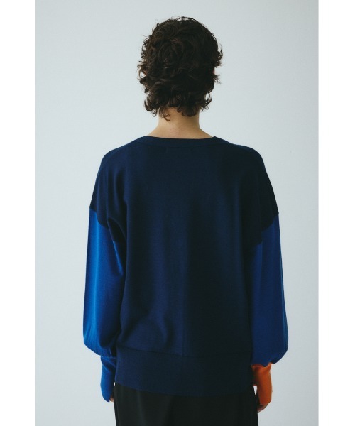 カーディガン Bicolor Knit Cardigan HeRIN.CYE カーディガン Bicolor knit cardigan バイカラーニット
