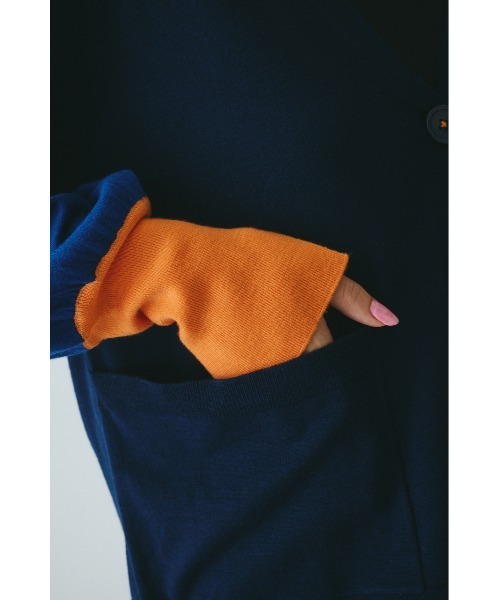 カーディガン Bicolor Knit Cardigan HeRIN.CYE カーディガン Bicolor knit cardigan バイカラーニット