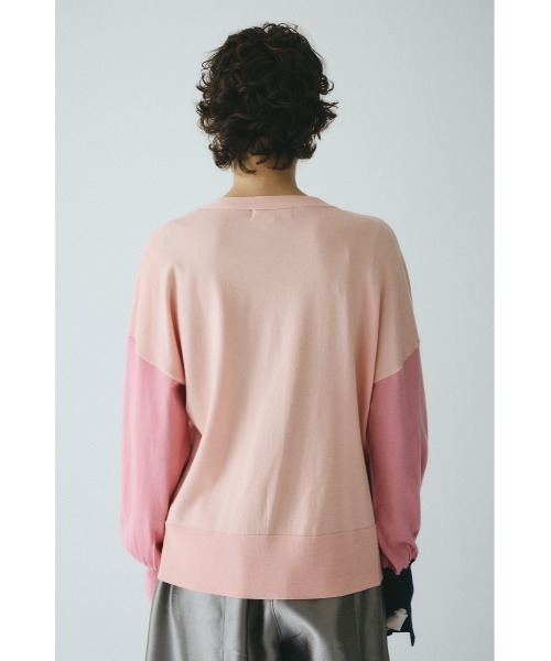 HeRIN.CYE カーディガン Bicolor knit cardigan バイカラーニット