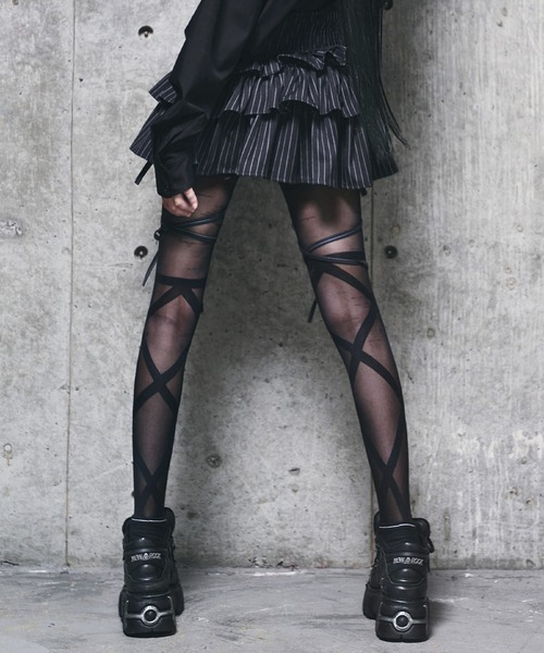 Amilige（アミリージュ） パンツ ハイウエストエンブレムボタン付き