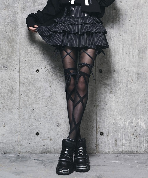 Amilige（アミリージュ） パンツ ハイウエストエンブレムボタン付き