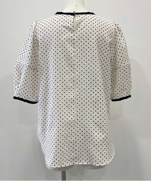 「PICCIN」 半袖ブラウス M ホワイト系その他 レディース_画像2
