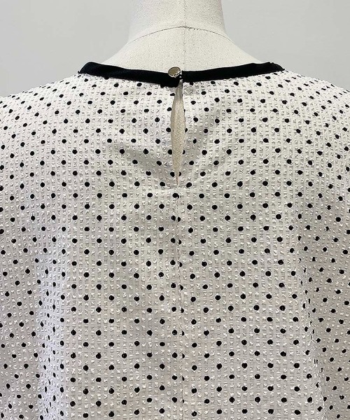 「PICCIN」 半袖ブラウス M ホワイト系その他 レディース_画像3