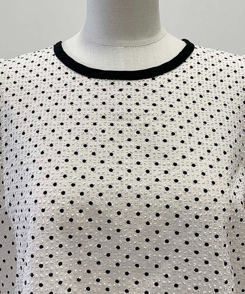 「PICCIN」 半袖ブラウス M ホワイト系その他 レディース_画像9