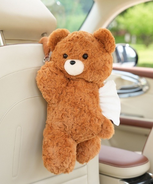 くまくま様 ティッシュケース完成品 インテリア モコモコanimalティッシュケース : ZOZOTOWN Yahoo!店