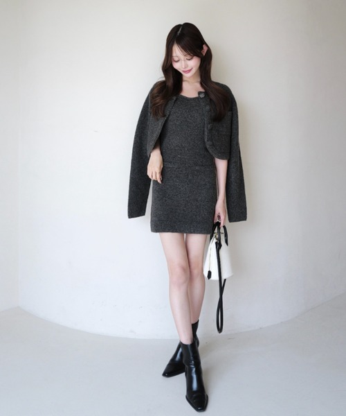 EIMY ISTOIRE（エイミーイストワール） ワンピース LOGO KNIT SET UP