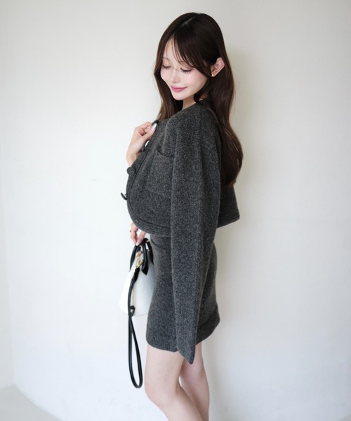 EIMY ISTOIRE（エイミーイストワール） ワンピース LOGO KNIT SET UP