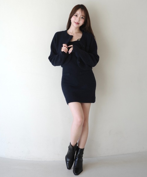 EIMY ISTOIRE（エイミーイストワール） ワンピース LOGO KNIT SET UP