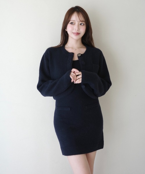 EIMY ISTOIRE（エイミーイストワール） ワンピース LOGO KNIT SET UP