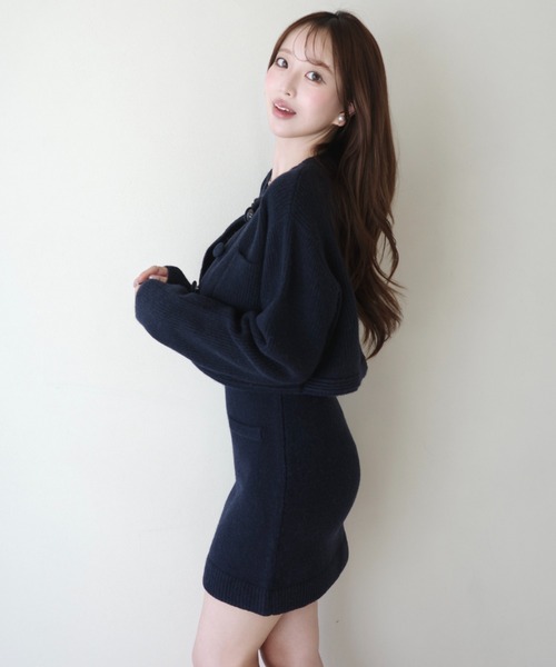 EIMY ISTOIRE（エイミーイストワール） ワンピース LOGO KNIT SET UP