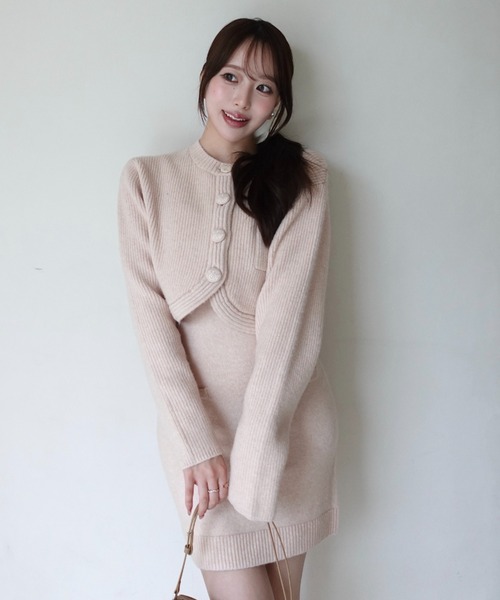 EIMY ISTOIRE（エイミーイストワール） ワンピース LOGO KNIT SET UP