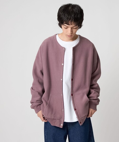 CITEN（シテン） カーディガン 「CITEN」スナップスウェットブルゾン