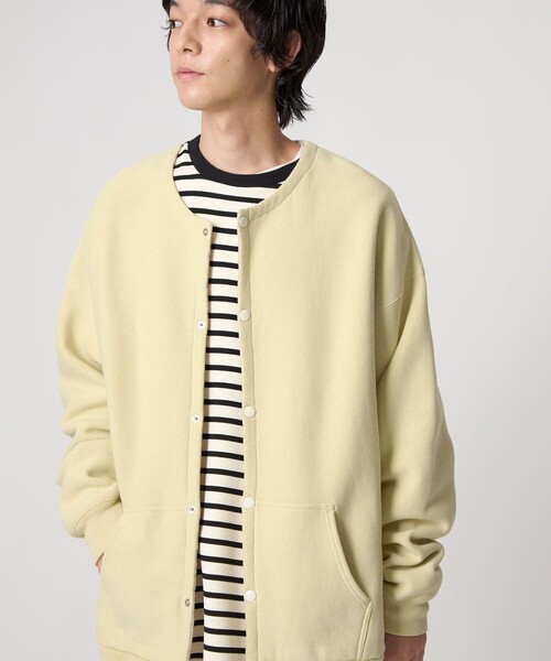 CITEN（シテン） カーディガン 「CITEN」スナップスウェットブルゾン