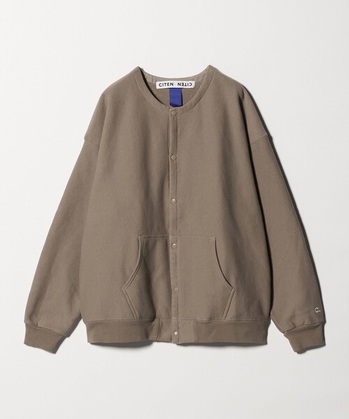 CITEN（シテン） カーディガン 「CITEN」スナップスウェットブルゾン
