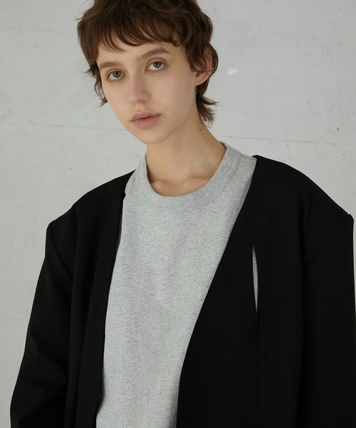 la peau de gem（ラポドゥジェム） ジャケット ノーカラージャケット