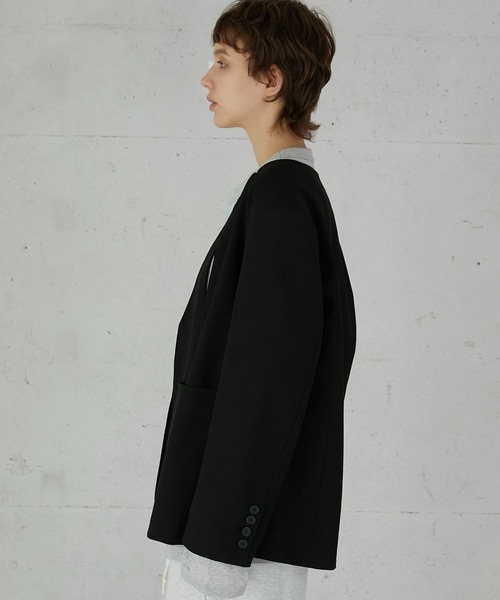 la peau de gem（ラポドゥジェム） ジャケット ノーカラージャケット