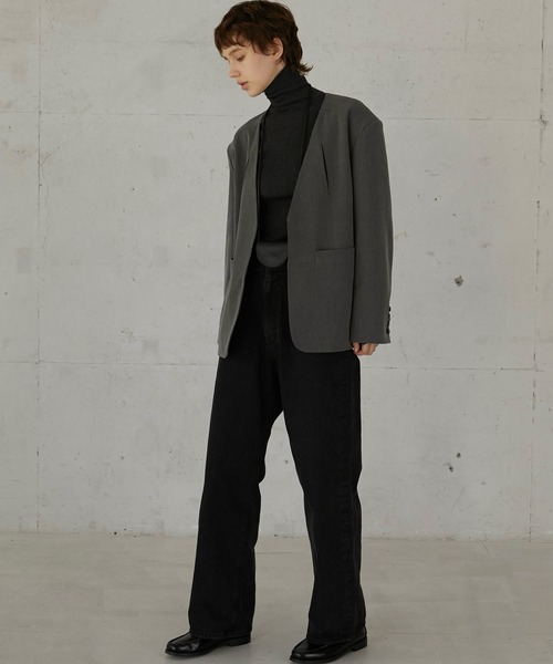 la peau de gem（ラポドゥジェム） ジャケット ノーカラージャケット