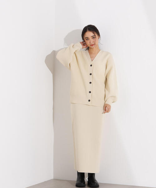 【美品】 NATURAL BEAUTY BASICベージュ セットアップ L&M ナチュラルビューティーベーシック NATURAL BEAUTY BASIC クラッシー