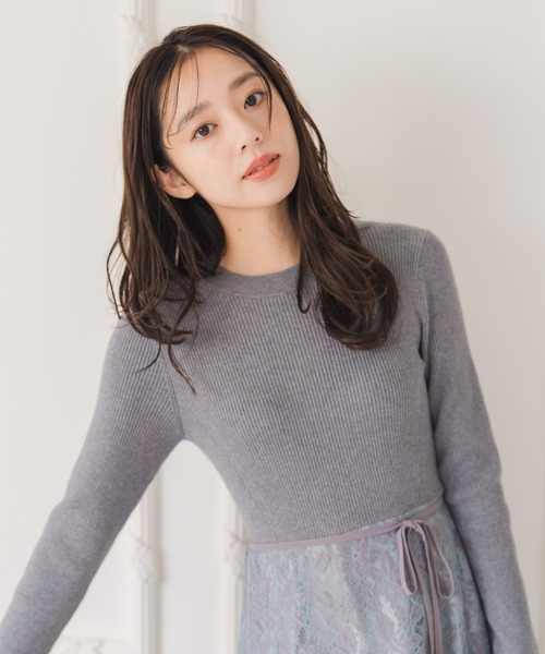 MISCH MASCH（ミッシュマッシュ） ワンピース 2025秋冬新作 ラメレース