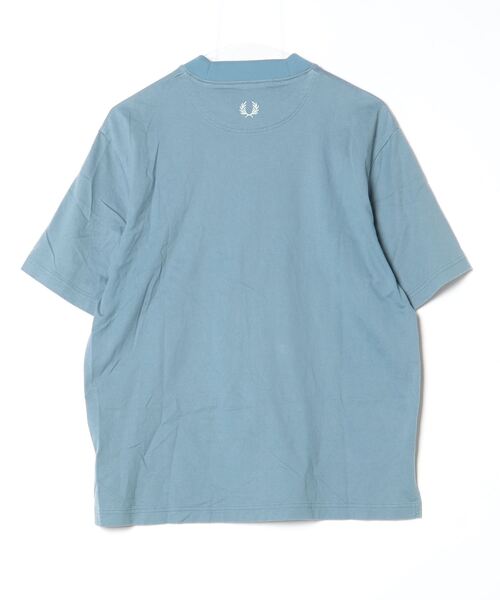本日限定価格！【新品未使用】　FRED PERRY フレッドペリー　刺繍Tシャツ FRED PERRY（フレッドペリー） 刺繍半袖Tシャツ S ブルー メンズ