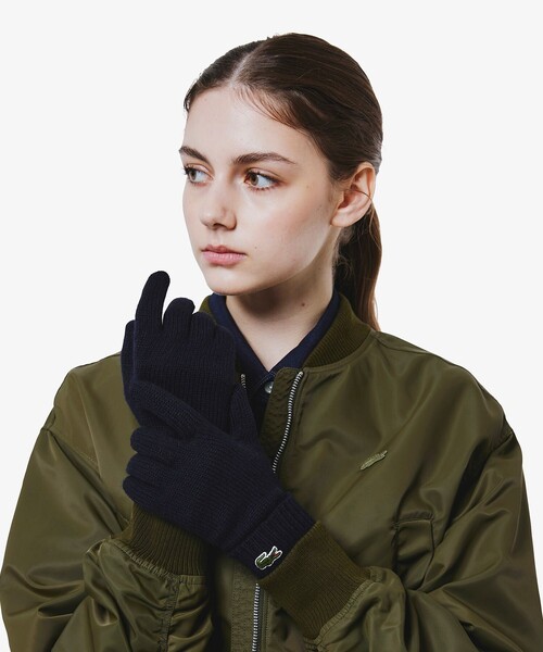 LACOSTE（ラコステ） 手袋 エッセンシャル ウールニットグローブ