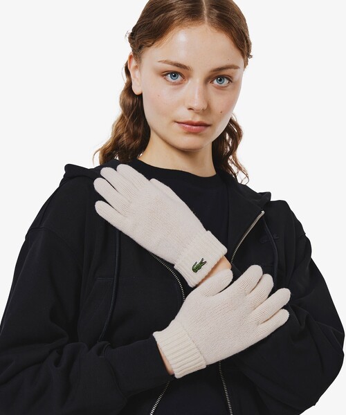 LACOSTE（ラコステ） 手袋 エッセンシャル ウールニットグローブ