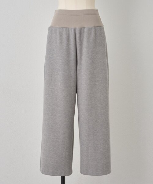 BEARDSLEY（ビアズリー） パンツ ウールライクウエストリブパンツ