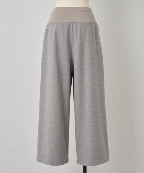 BEARDSLEY（ビアズリー） パンツ ウールライクウエストリブパンツ