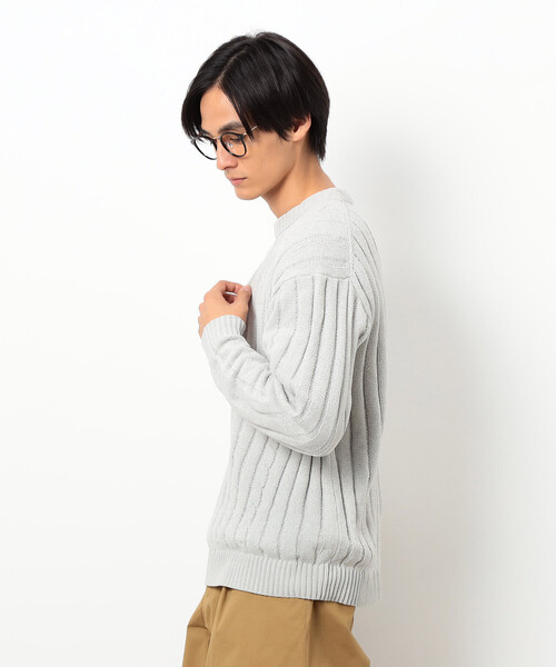 COMME CA ISM（コムサイズム） セーター ニット モール ケーブル入り 