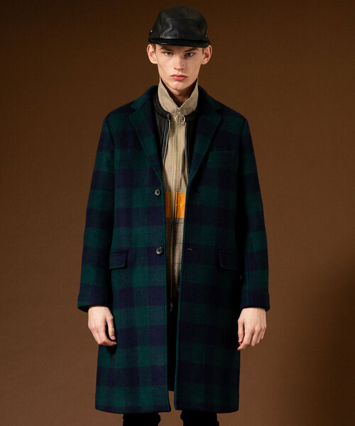 美品☆ UNITED TOKYO ダークグリーン チェスターコート サイズ2 UNITED TOKYO（ユナイテッドトウキョウ） チェスターコート 2 グリーン