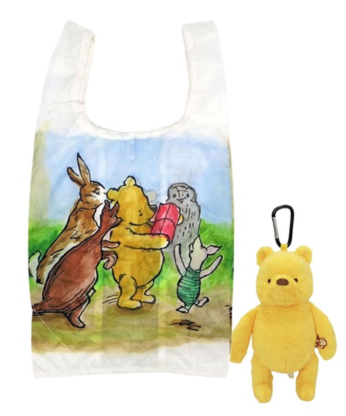 Disney（ディズニー） エコバッグ くまのプーさん ぬいぐるみエコ