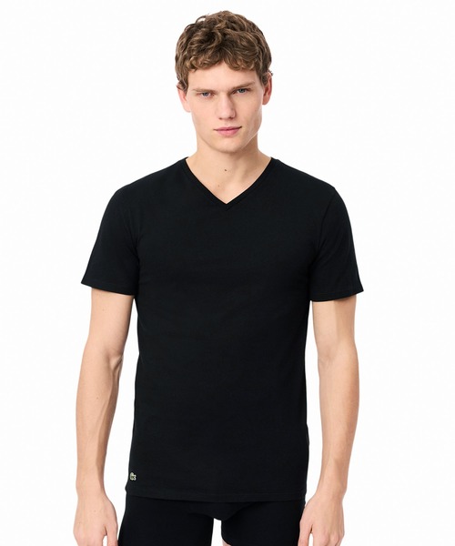 ラコステ　半袖　ブラック LACOSTE（ラコステ） 半袖Tシャツ M ブラック メンズ : ZOZOTOWN Yahoo